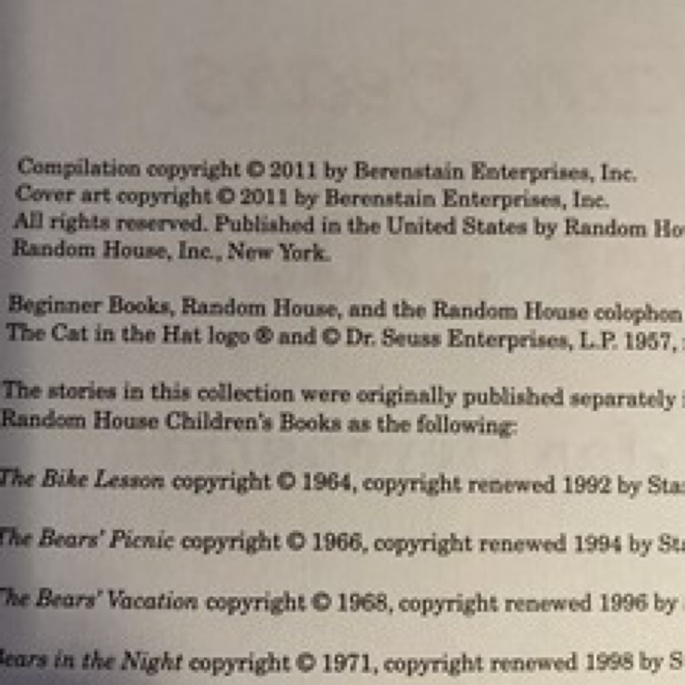 The Big Book of Berenstain Bears Beginner Books Children Stories Gift Toy Read - Picture 2 of 8